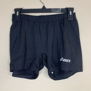 ASICS Black Spandex Athletic Shorts Size Medium